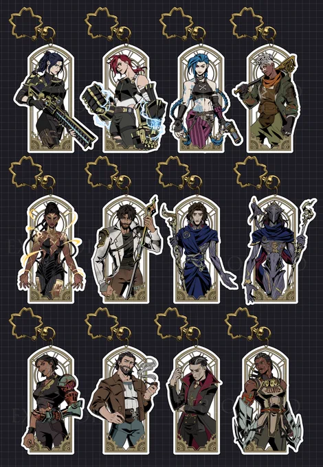 ✨my Arcane merch shop update is now live! ✨

Keychains, prints and standees available for pre-order! 
