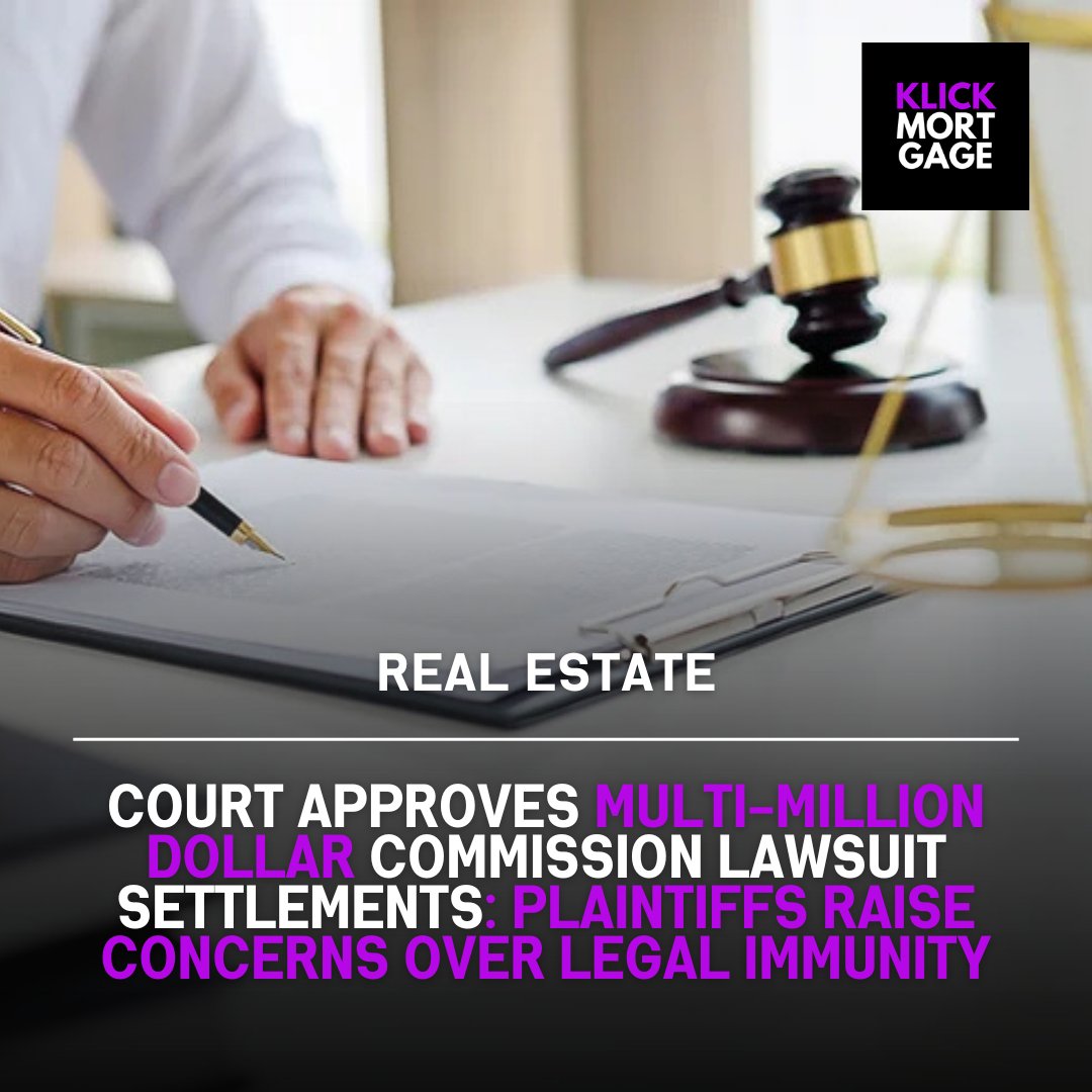 Court Approves Multi-Million Dollar Commission Lawsuit Settlements  #realestate #realtor #realtors #mortgage #refinance #miami #orlandorealtors #miamirealtors #miamirealtor #homeownership #homeowners #inflation #orlando #orlandorealtor #broward #news

klickmortgage.com/post/commissio…