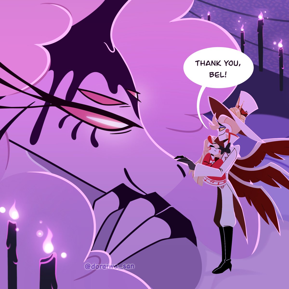 doraiwa_san's tweet photo. ✨Belphegor the babysitter ✨ 2/2 

#HazbinHotel #HelluvaBoss https://t.co/MThG2rw0yj