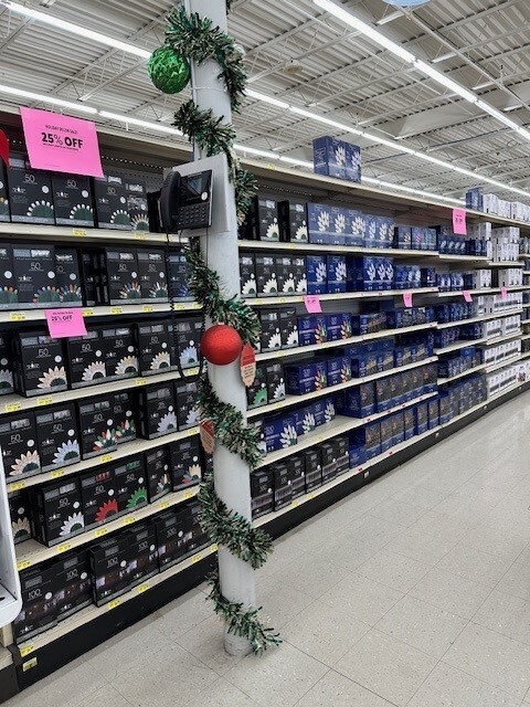 Deck the halls with 50% off indoor &amp; outdoor Christmas decor! Brighten up your space with 25% off light sets. Hurry in before they're gone! 🎄✨ #holidaydecor #Christmas #sale