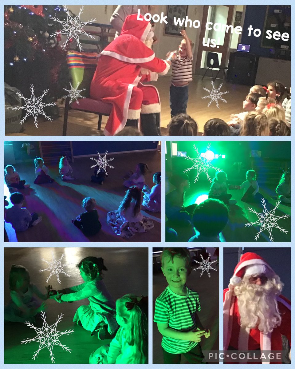 Today was our EYFS Christmas party. We had so much fun dancing, playing party games, eating our party treats and look who came to see us too!🎅🏽