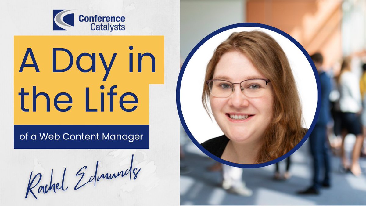 ConfCats's tweet image. ✨Join us for an exclusive glimpse behind the curtains with Rachel Edmunds, the #WebContentManager at #ConferenceCatalysts. Explore Rachel&apos;s dynamic role as she unveils a typical day and shares invaluable insights for aspiring web managers.

🔗Read now: loom.ly/9nI4ZpA