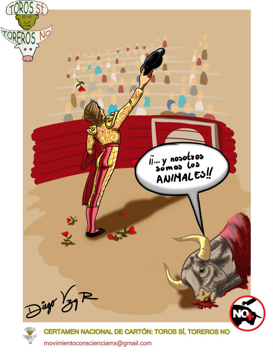 AlcalAntitauri1's tweet photo. La verdadera valentía 🛡️ es proteger a los que no tienen voz, 🐂 no buscar la gloria en su sufrimiento. 🚫❤️ FIRMA: 👉https://t.co/OMIf4J7ewO #FirmaNoEsMiCultura https://t.co/MyH19VN0LO