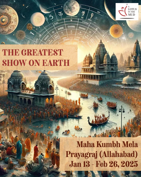 ALotusInTheMud9's tweet photo. Yes, it is the Greatest Show on Earth, with 400 million pilgrims and tourists expected to converge in Prayagraj (formerly Allahabad in Uttar Pradesh, India) from January 13 to February 26, 2025. Read it here: https://t.co/9gud8kX2M4 https://t.co/psjlJO3spE