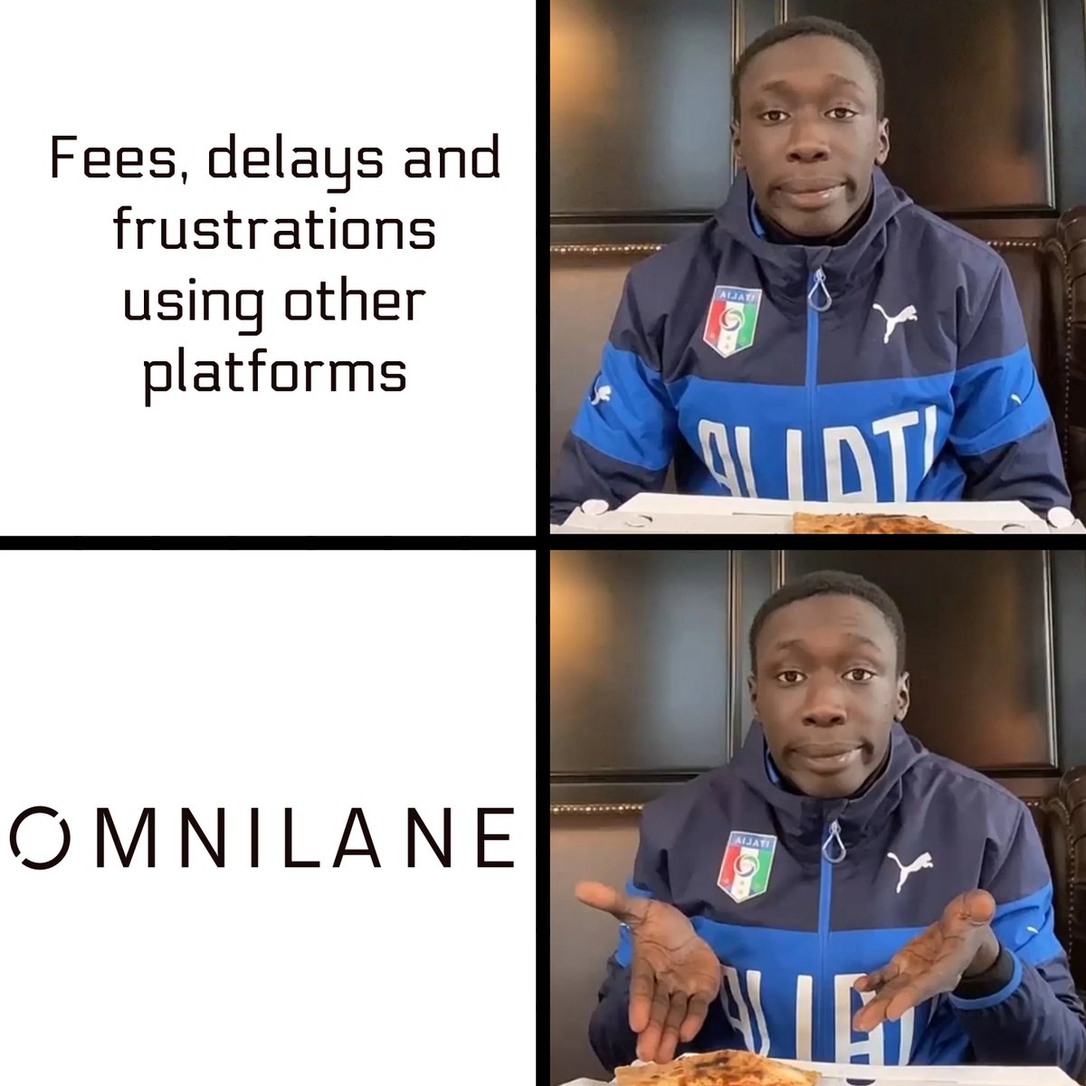 omnilane_labs's tweet photo. Other platforms: 'Fees, delays, frustration.'

Omnilane: 'One click, you're done.'

Why complicate things? 😒 Launching Dec 19th!

@NEARProtocol @NEARWEEK https://t.co/5Naan64n2i