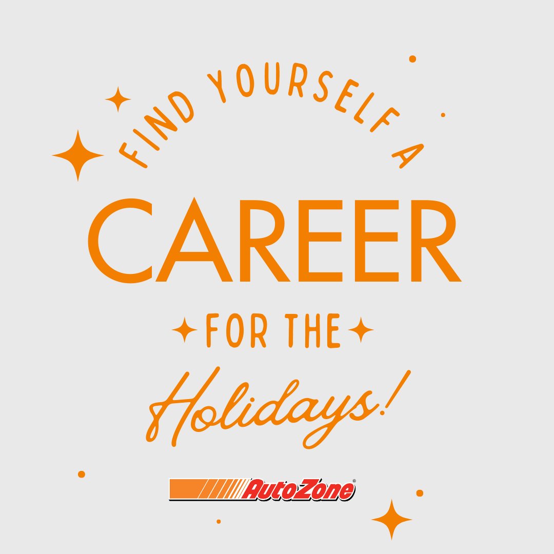 AutoZoneCareers's tweet photo. Why settle for a seasonal gig when you can build a lasting career with AutoZone? Enjoy career stability, and endless opportunities for advancement, and become part of a team that values your growth. Join us and drive your future forward! Head to https://t.co/GKeRF2Lc2d https://t.co/YYsvYio0UC