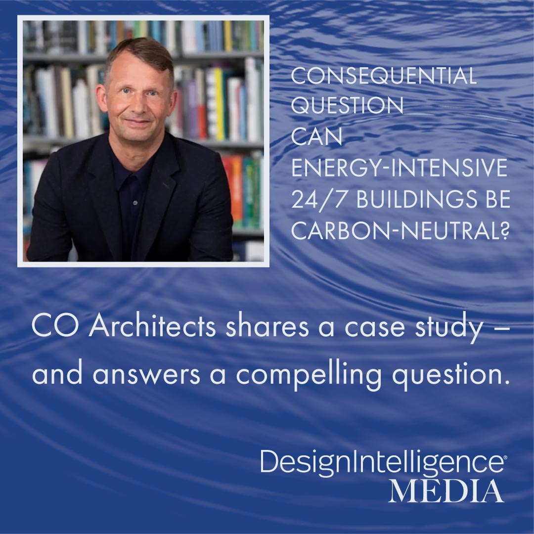Can a hospital run 24/7 and still be carbon-neutral? CO Architects is breaking barriers with UCI Health – Irvine, a pioneering project in sustainable #healthcaredesign.
#DesignIntelligenceaec  #SustainableDesign #CarbonNeutral

ow.ly/UZ5n50UongT
