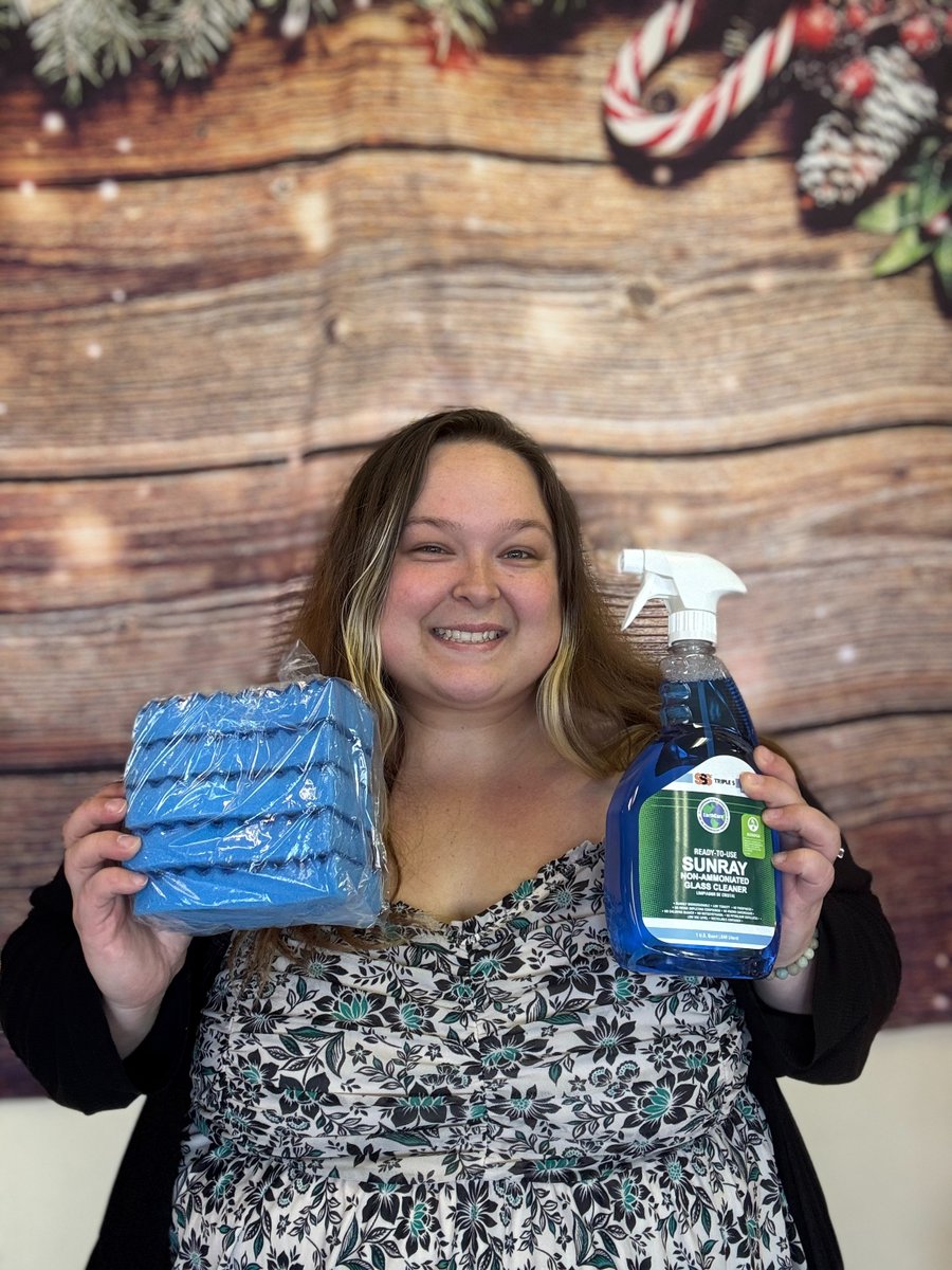 Discover why Makkena at House Sanitary Supply loves our Blue Wave Sponges and Sunray Glass Cleaner from Triple-S! These game changers make cleaning a breeze and leave surfaces sparkling! Try them out and see the magic for yourself! #CleaningEssentials #HouseSanitarySupply