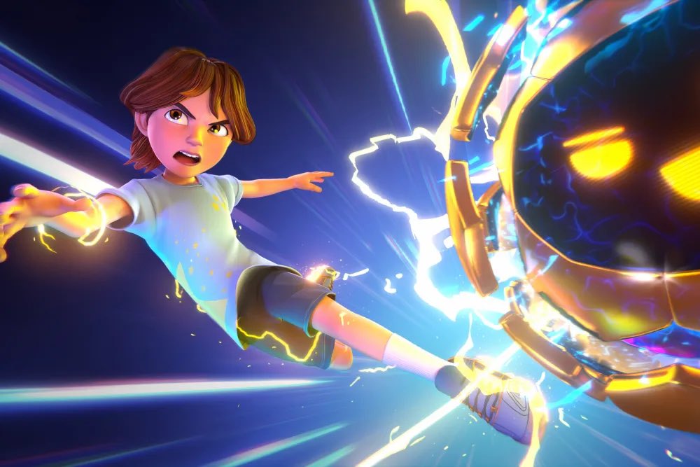DiscussingFilm's tweet photo. First look at the ‘MESSI’ animated series.

The series follows young Lionel Messi as he must lead the fight against villains who have kept the 10 realms under their control. https://t.co/F9KswJn3HS