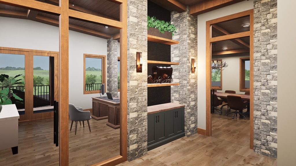 mkldesignstudio's tweet image. Natural textures, warm tones, rustic elegance. 🌟 A sneak peek at our custom commercial office design inspired by the surrounding landscape
•⁠
•⁠
•⁠
Builder: @rarebuilthomes
Design &amp;amp; Interiors: @mkldesignstudio

#OfficeDesign #CommercialInteriors #MKLDesignStudio #YYCDesign