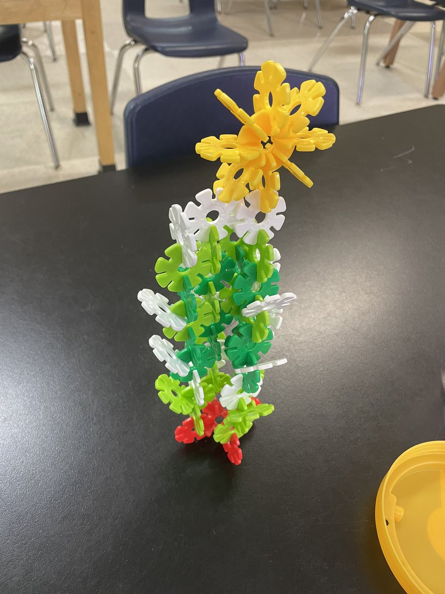 HeyMsWheat's tweet photo. Students were challenged to design and build a Christmas tree using whatever materials provided. I can say this team did a great job! #HolidaySTEM @DCSDSTEM @Rmcnairdla https://t.co/lF0LfB6n0I