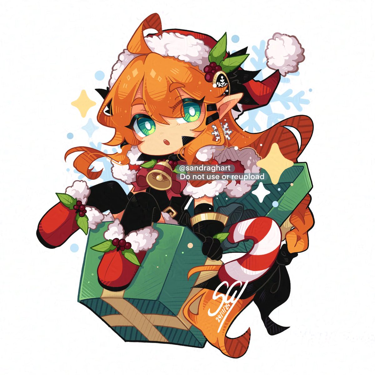 「Xmas Phaere!  」|🌠 ​ Sandra 🌠 FicZone 2023のイラスト