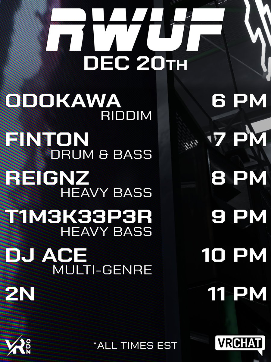 Hey you party animals! Did you miss us? We definitely miss you! Let's roll it back with one last final show to end of 2024 on Friday, December 20th!  

Wrapping up at 11PM EST, We have the amazing 2N (<a href="/loprov/">Loprov</a>) &amp; (<a href="/KazukiWolf/">Kazuki</a>) ending us off! You won't wanna miss this!