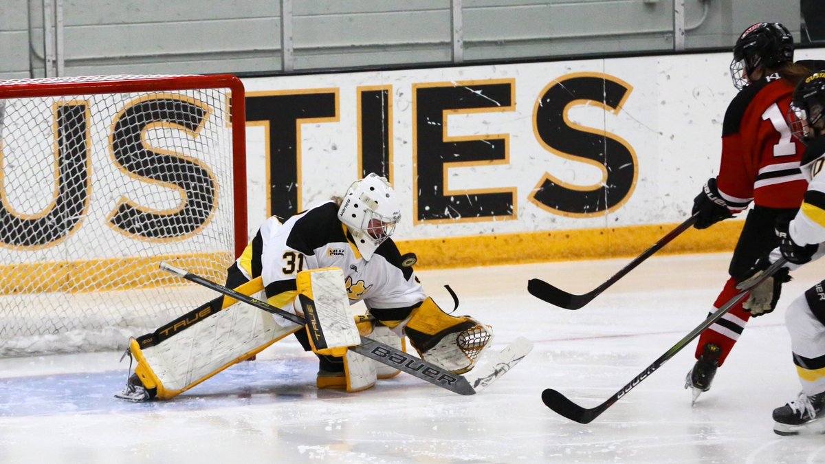After making a career-high 33 saves against No. 2 UWRF and backstopping <a href="/GustieWHockey/">Gustavus Women’s Hockey</a> to a trio of non-conference victories, Lily Timmons has been selected as the <a href="/MIACathletics/">MIAC</a> Defensive Player of the Week!

Release: gogusties.com/news/2024/12/1…

#GoGusties | #d3hky