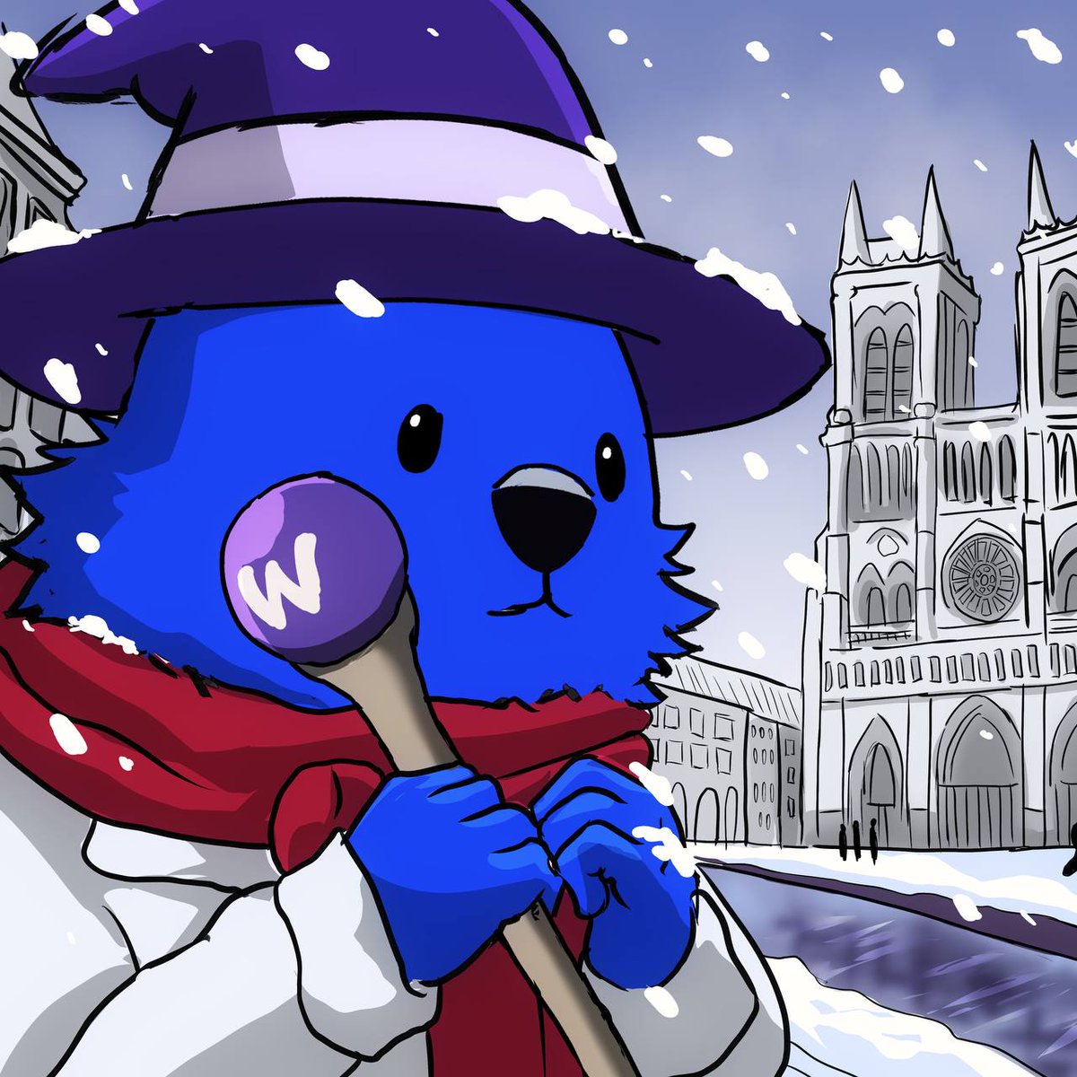 Warpie's in Winter Wonderland. 🪄❄️

$WARPIE #base #memes