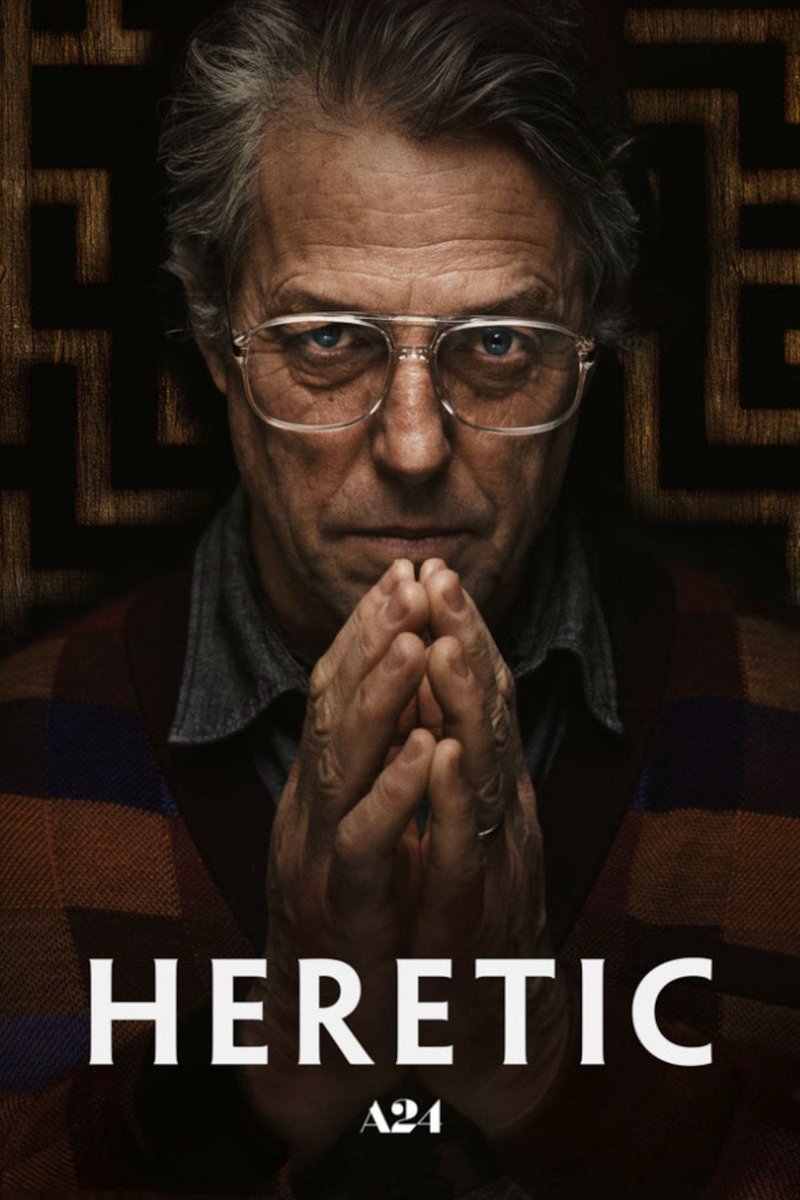 #Sorteo de 2 entradas dobles para #HERETIC, la película de terror con Hugh Grant que se estrena el 1 de enero en cines. Para participar: 

- Sigue a <a href="/horrorlosers/">Horror Losers</a> y <a href="/DeAPlaneta/">DeAPlaneta</a>
- RT y like al post
- Responde con quién irías
Solo España.