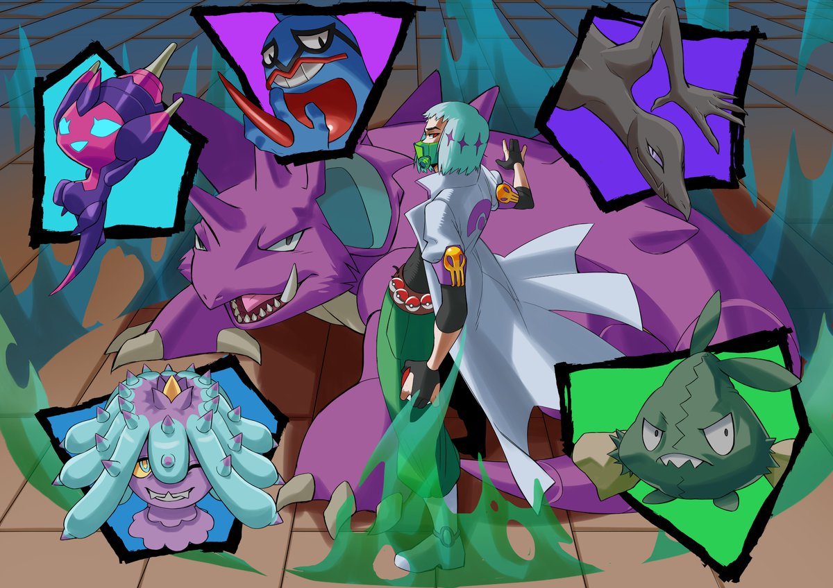 ArtGremory's tweet photo. "bem vindo ao meu ginário, vou te ensinar o que é perigo de verdade!"

Collab de mestres de ginásio de #pokemon com a galera do manicômio artístico, eu fiquei com o tipo veneno.
.
.
.
.
.
.
.
#PokemonTCGPocket #pokemonfanart #pokemoncollab https://t.co/RrhoisBJOh