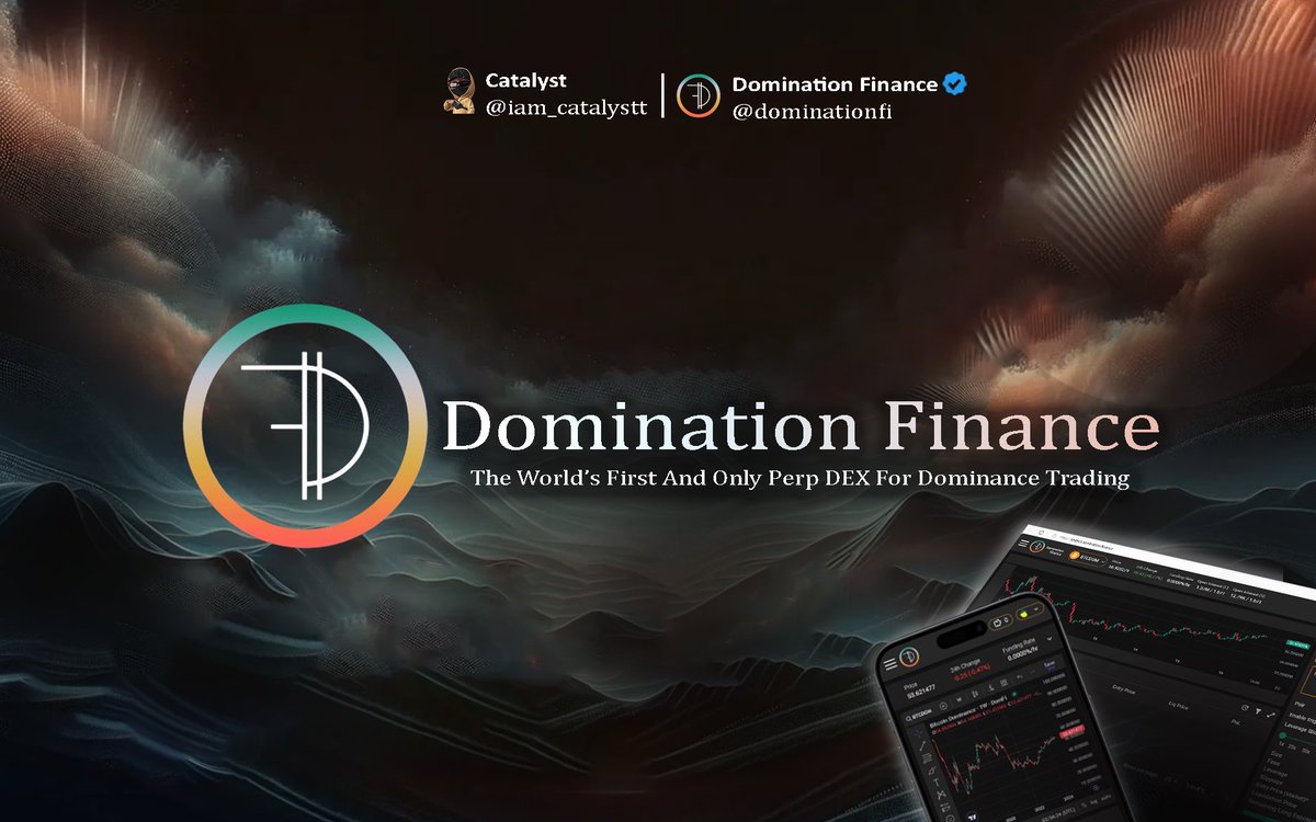 iam_catalystt's tweet photo. Why Trade Prices When You Can Trade Power?
The crypto market is evolving, and so should your trading strategy.
Step into the future with @dominationfi (DomFi)โThe first platform to let you trade market dominance, not just prices.
Come with meโฆ
A Thread ๐งต #Pointhubthread https://t.co/nlDTSGjc8k