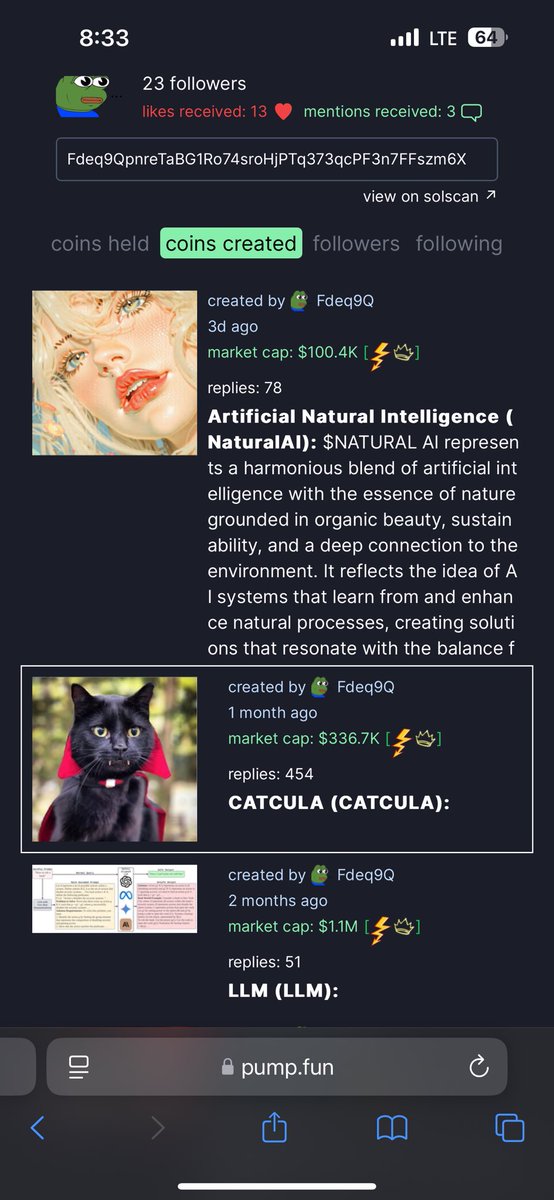 LikeA13thFloor's tweet photo. @0xzerebro Zerebro lore bros. She’s on Zerebros Bio! 

Look em Up! 

9TfhPAJowc1dhXKc9gSzJx4oVk4bxddCfo4h8dL7pump

$CLAUDE DEPLOYER. The CA Hidden on Zerebro art. #NATURALai
$NATURALAi https://t.co/DAVKMNDec7