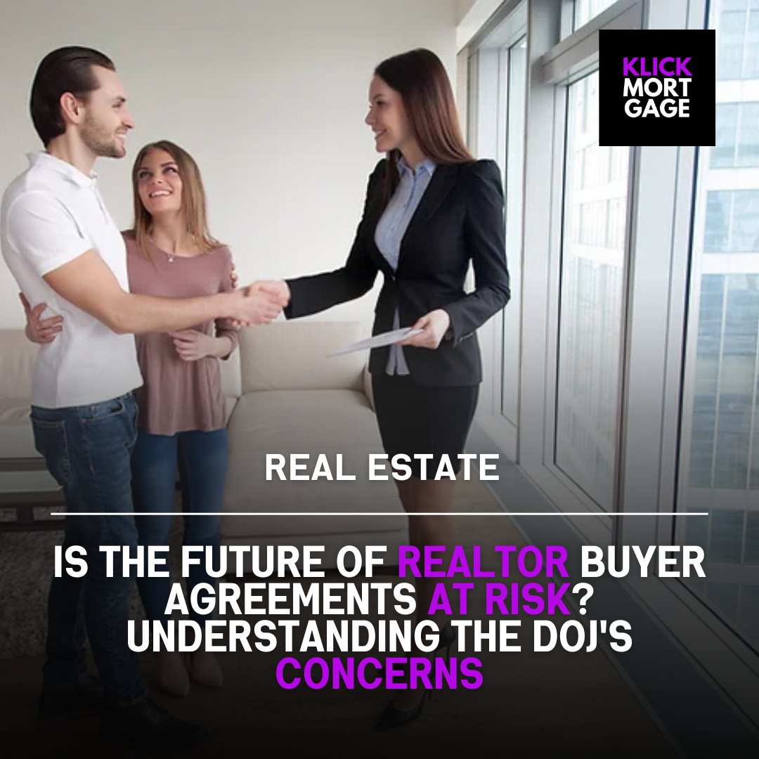 Is the Future of #Realtor Buyer Agreements at Risk? Understanding the DOJ's Concerns.  #realestate  #realtors #mortgage #refinance #miami #orlandorealtors #miamirealtors #miamirealtor #homeownership #homeowners #inflation #orlando #orlandorealtor #news 

klickmortgage.com/post/realtor-b…