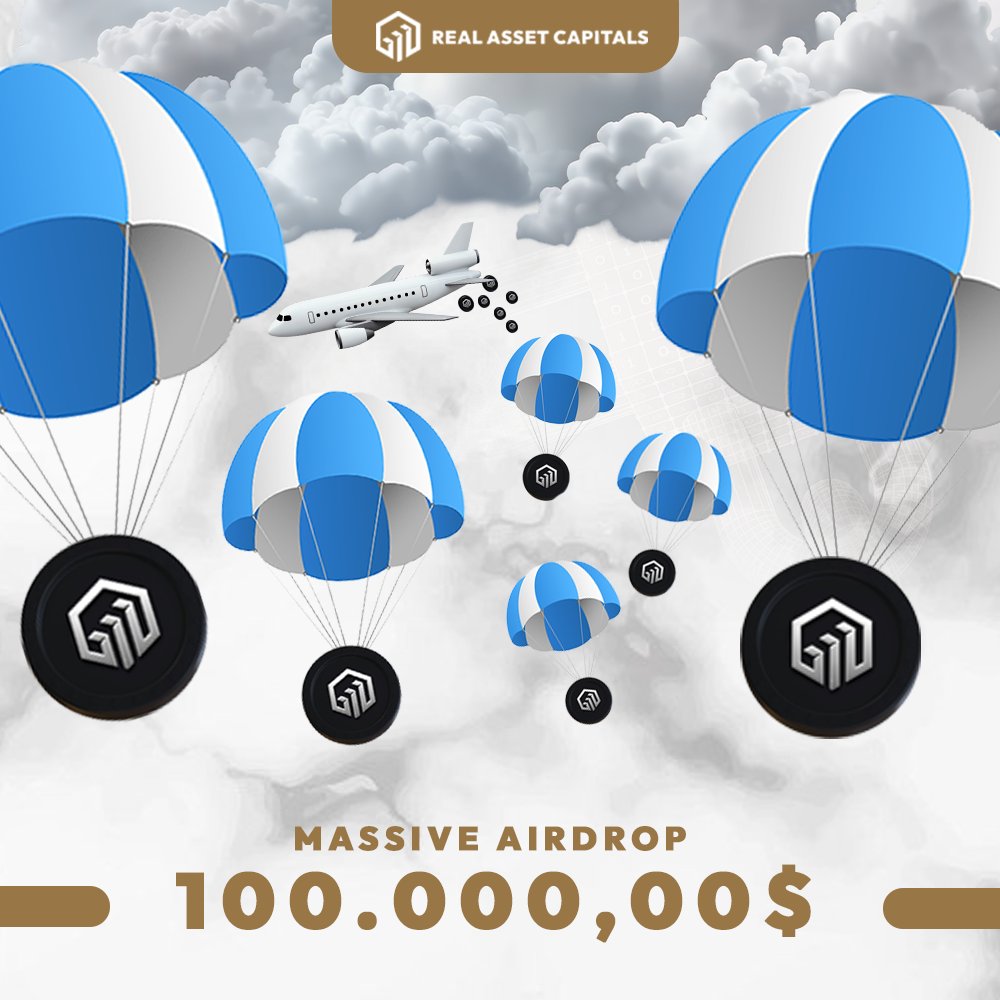 realasset_cap's tweet photo. π The Airdrop starts on the 20th!
π₯ Weβll be giving away $100k in tokens to those who participate in the public sale or engage with us on social media! Donβt miss out! π₯
#RealAssetCapitals #Airdrop #Crypto https://t.co/Pb01hj193L