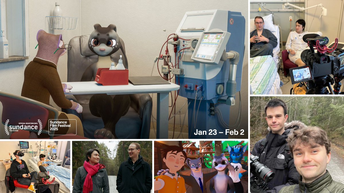 A year ago, <a href="/JoeaHunting/">Joe Hunting</a> and I began filming the journey of two close VR friends embarking on an international kidney transplant. I'm thrilled to share that our documentary about their challenges has been accepted into the #Sundance Film Festival 2025!

It's been an incredible