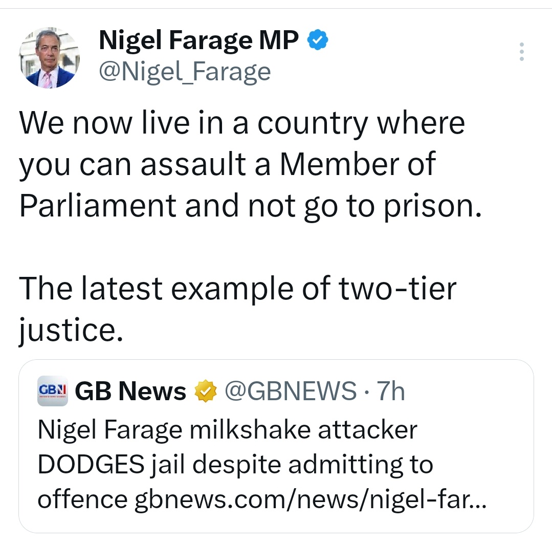 Parody Nigel Farage tweet media