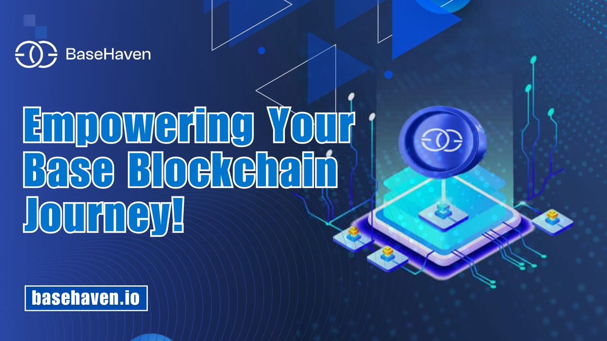 🌟 Power your Base blockchain journey with BaseHaven's feature-rich ecosystem. From privacy tools to staking rewards – it's all here.
Join the revolution: basehaven.io 🚀
.
.
.
#BaseHaven #DeFiRevolution #BaseHaven #BaseBlockchain #Defi #BaseBlockchain #CryptoCommunity