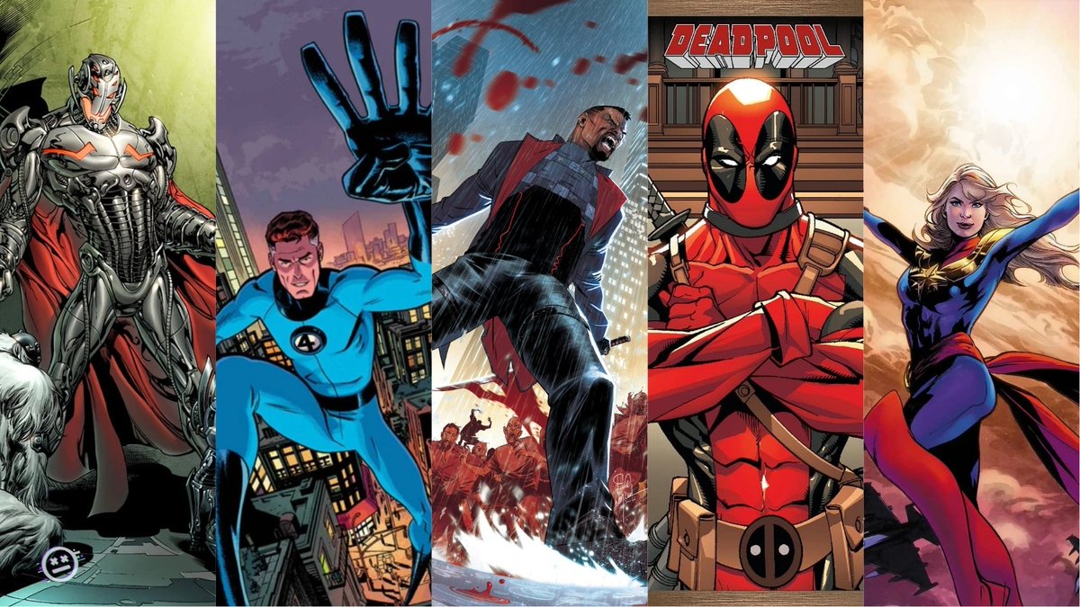 gamelandggbr's tweet photo. Supostos vazamentos sugerem que esses personagens icônicos se juntarão ao Marvel Rivals em breve:

Ultron, Tocha Humana, Sr. Fantástico, Blade, Mulher Invisível, The Thing, Capitã Marvel, Deadpool e mais.

Quem é sua principal escolha? 🦸‍♂️👊 #MarvelRivals https://t.co/H1dY625XMI