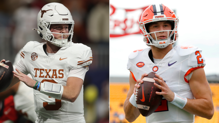 CFPplayoffs25's tweet photo. #12 Clemson Tigers @ #5 Texas Longhorns Round One matchup Preview
-December 21st 2024
-Location: DKR Texas Memorial Stadium
-Capacity: 100,119
-Most recent matchup: 
- This will be the first matchup between these two teams in regular season or playoff competition. https://t.co/Lz5mkPvcvk