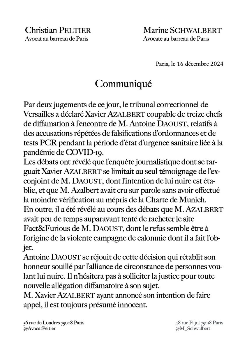 Christian Peltier Avocat (@avocatpeltier) on Twitter photo 