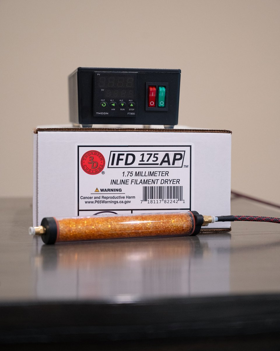 3dThordsen's tweet photo. We’ve already shipped the first IFD-175 AP orders and more orders are coming in! Now that these are getting out to the end user, we’re looking forward to getting feedback.
https://t.co/9jdkegvtIG

#3dprinting #filament #IFD175AP #3dprinter https://t.co/Ylo6wL7f5q