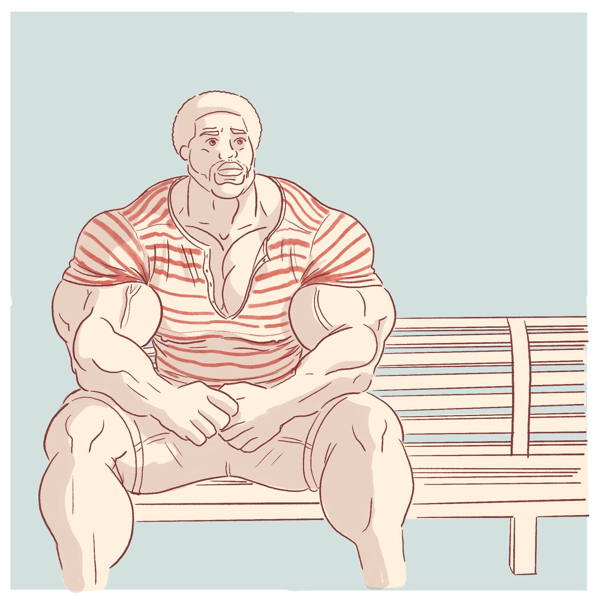 Jer adjusted his shirt over his chest. A coin in a fountain led to a wish: “Double my gym gains every week.” It started slow—half a pound, then a pound—but by week six, exponential growth hit. Now, 128 lbs bigger, he sighed, math never was his thing. Full story on my P*treon