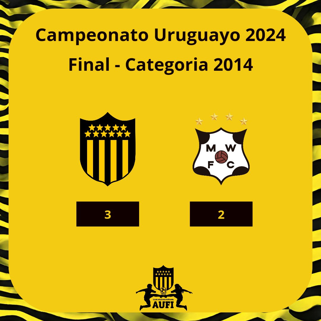 auficap's tweet photo. Bi-Campeones Uruguayos 🏆

Felicitaciones gurises, cuerpo técnico y delegada! 🟡⚫ https://t.co/9ei9MIIDhT