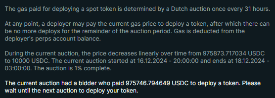 Someone just bought the Dutch Auction for 975k!!

Next Auction starts at 1,951,493$ 

Well.. seems like this thesis is going to play out ;)