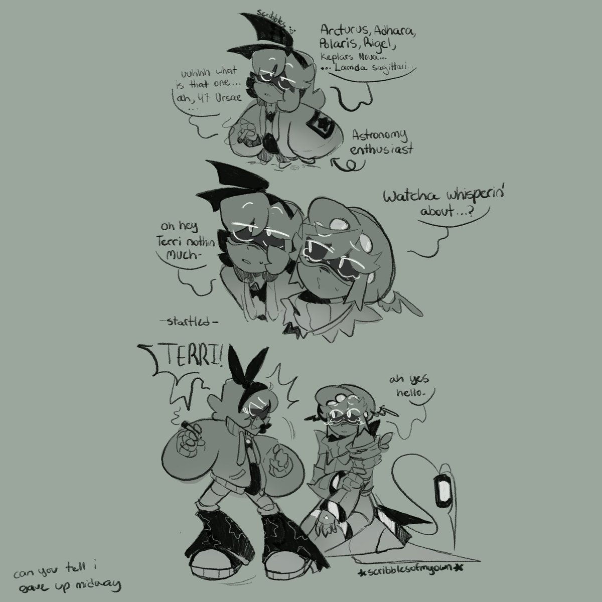 scribblygarbage's tweet photo. hi guys today i bring you some old doodles of my od ocs https://t.co/aC6XMsWmMZ