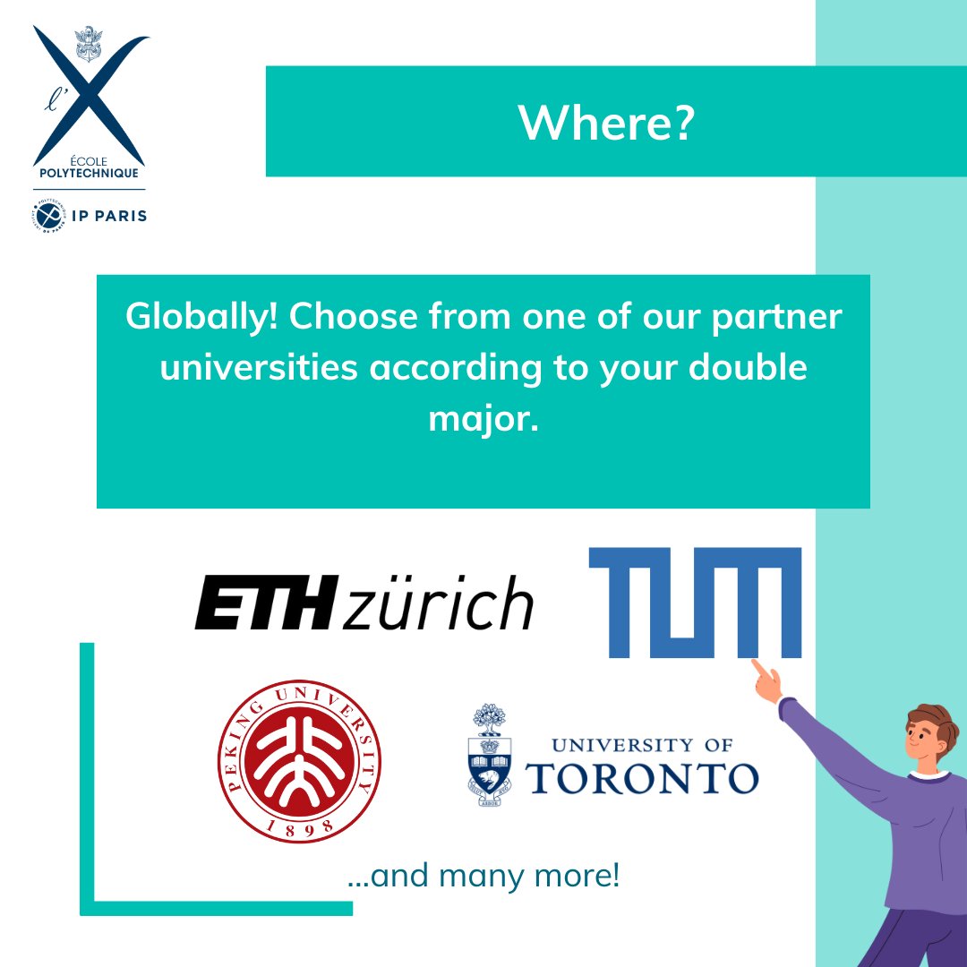 [GLOBAL OPPORTUNITY]

🌍By joining the #BachelorofScience at #EcolePolytechnique, you might be able to do a #SemesterAbroad!🧳✨

Check the 🔗 in our bio to learn more about our students’ Xperience abroad!✈️

#StudyinFrance #StudyAbroad #ApplyNow #GlobalLearning #ExploreTheWorld