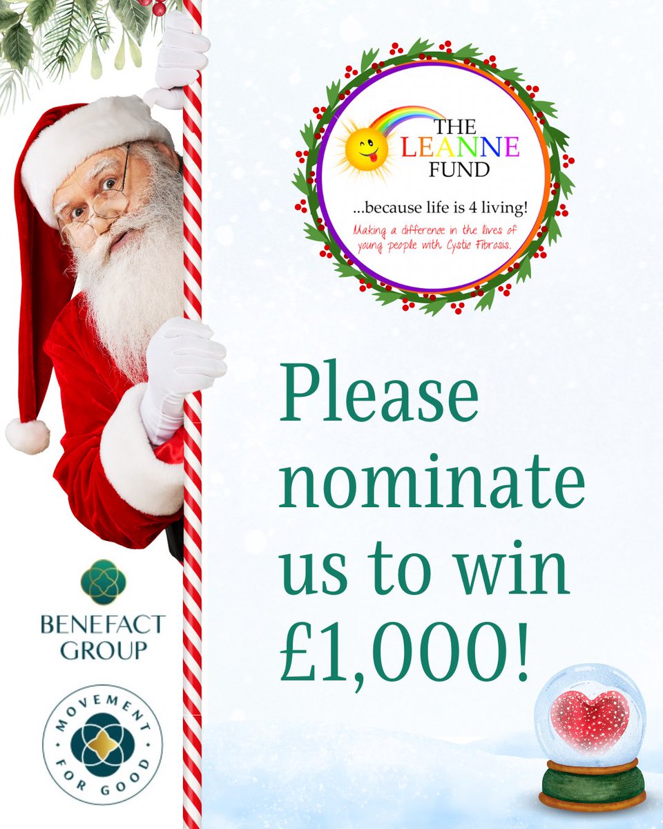 movementforgood.com/?utm_source=Em…

Your support means the world to us 🥰

#theleannefund #BenefactGroup #12DaysOfChristmas #cysticfibrosis