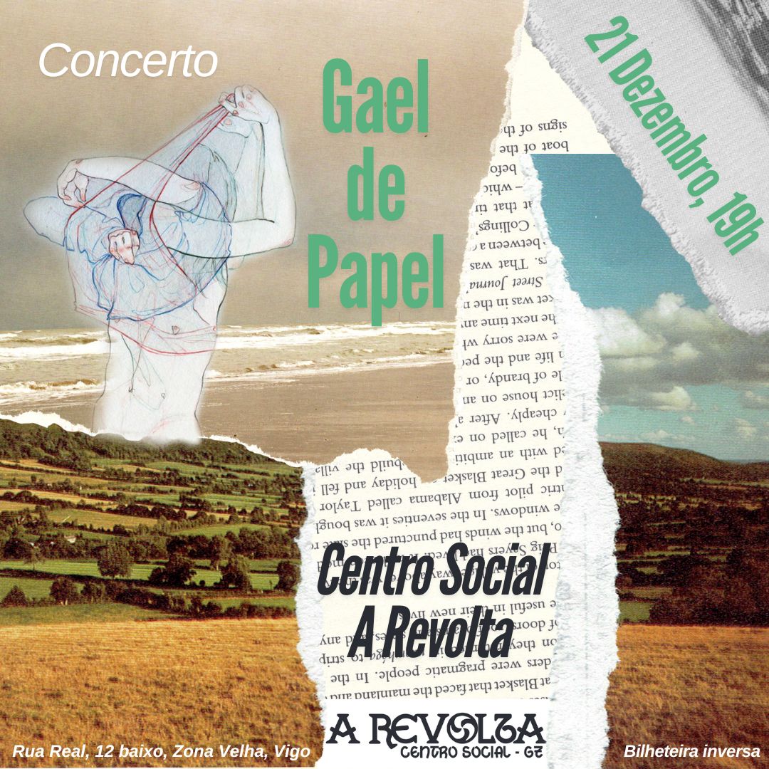 Traemos boas novas!
Este Sábado ven traerlos a súa música Gael de Papel 

Vinde numerosas 💕