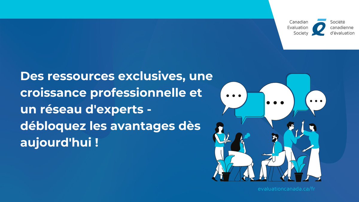 L'adhésion permet d'accéder à des opportunités exclusives de développement professionnel, à des ressources précieuses, à un réseau de professionnels de l'évaluation et à un soutien pour faire progresser votre pratique. Découvrez les avantages!

#SCE #evaluation
