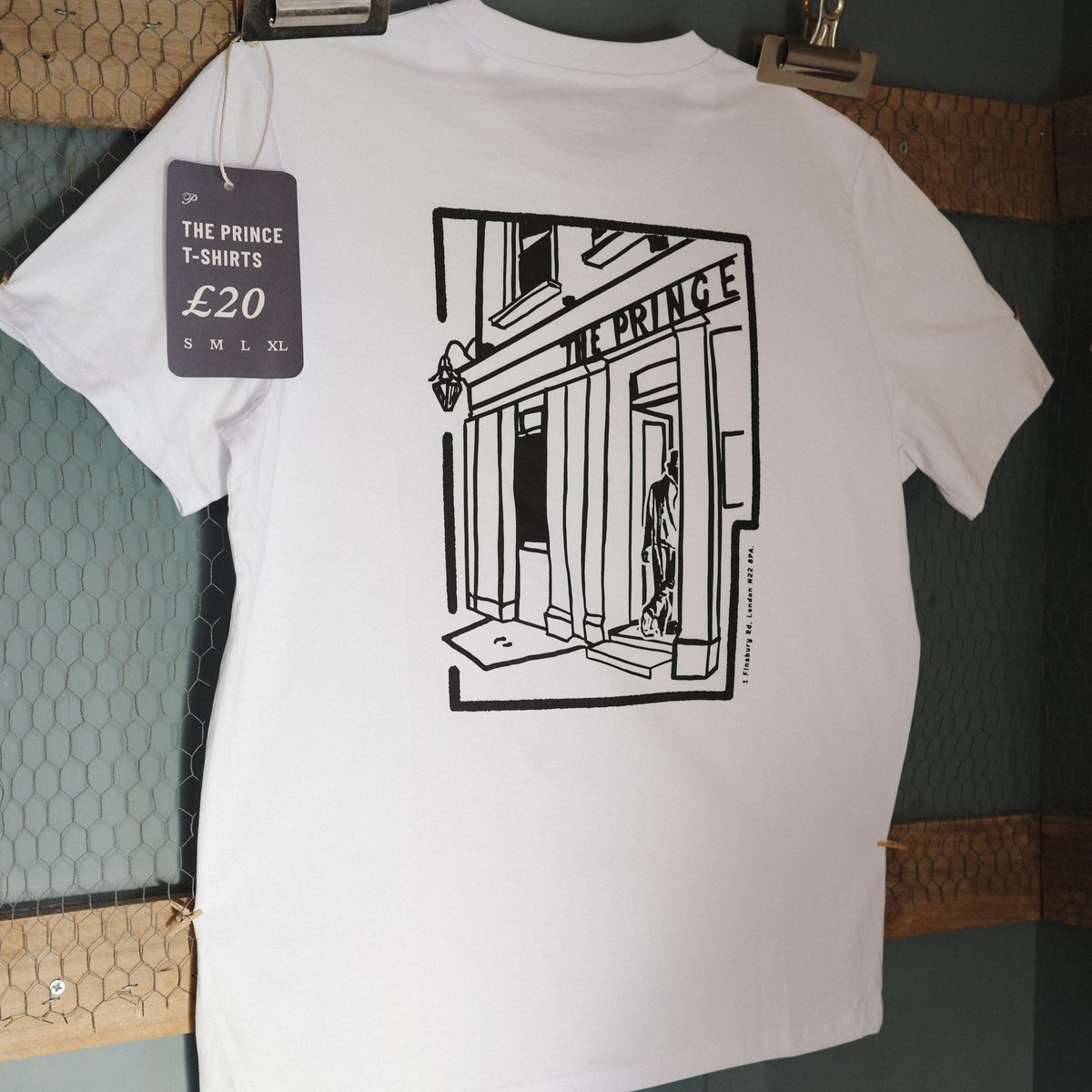 T-shirts are back — Just in time for Christmas!

Available to purchase in all sizes - S, M, L, XL 
Pop into the bar to grab yours, or email us to reserve — we’ll set one aside for you.

100% ORGANIC COTTON
180 G/M²
FITS TRUE TO SIZE
WHITE ONLY

Stock is limited, so don’t wait!