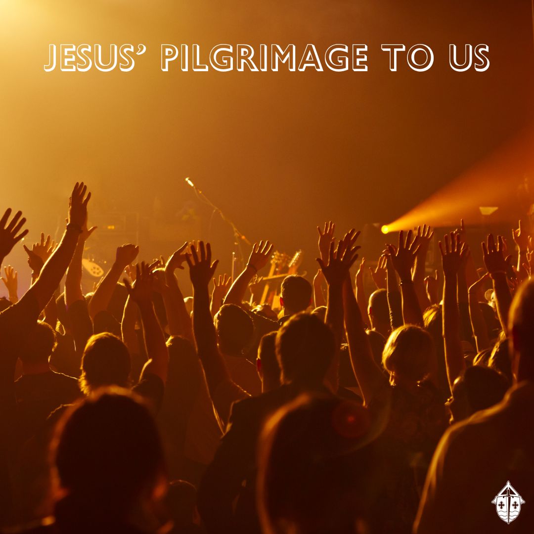 Jesus didn’t just come to us at Christmas—He continues to come to us today! Join us tonight at 7 p.m. for a Holy Hour at Our Lady of Grace as we reflect on His ongoing pilgrimage to us.  Find out more event details by visiting archspm.org/jesus-pilgrima…