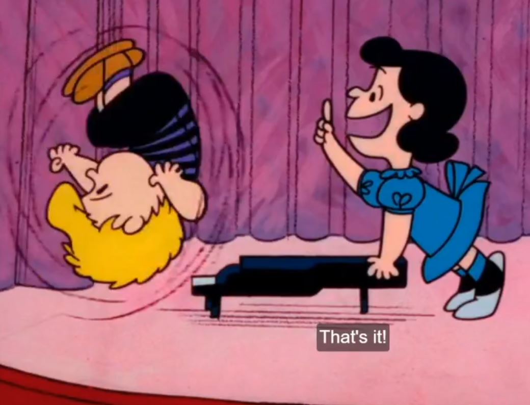 daverudden's tweet photo. I know Charlie Brown is worried about the commercialization of the holiday season in his Christmas Special, but I feel like that entire universe should be more concerned that children yelling a commonly-used phrase have the ability to Fus Ro Dah the shit out anyone in their path. https://t.co/hS0m4bDrqH