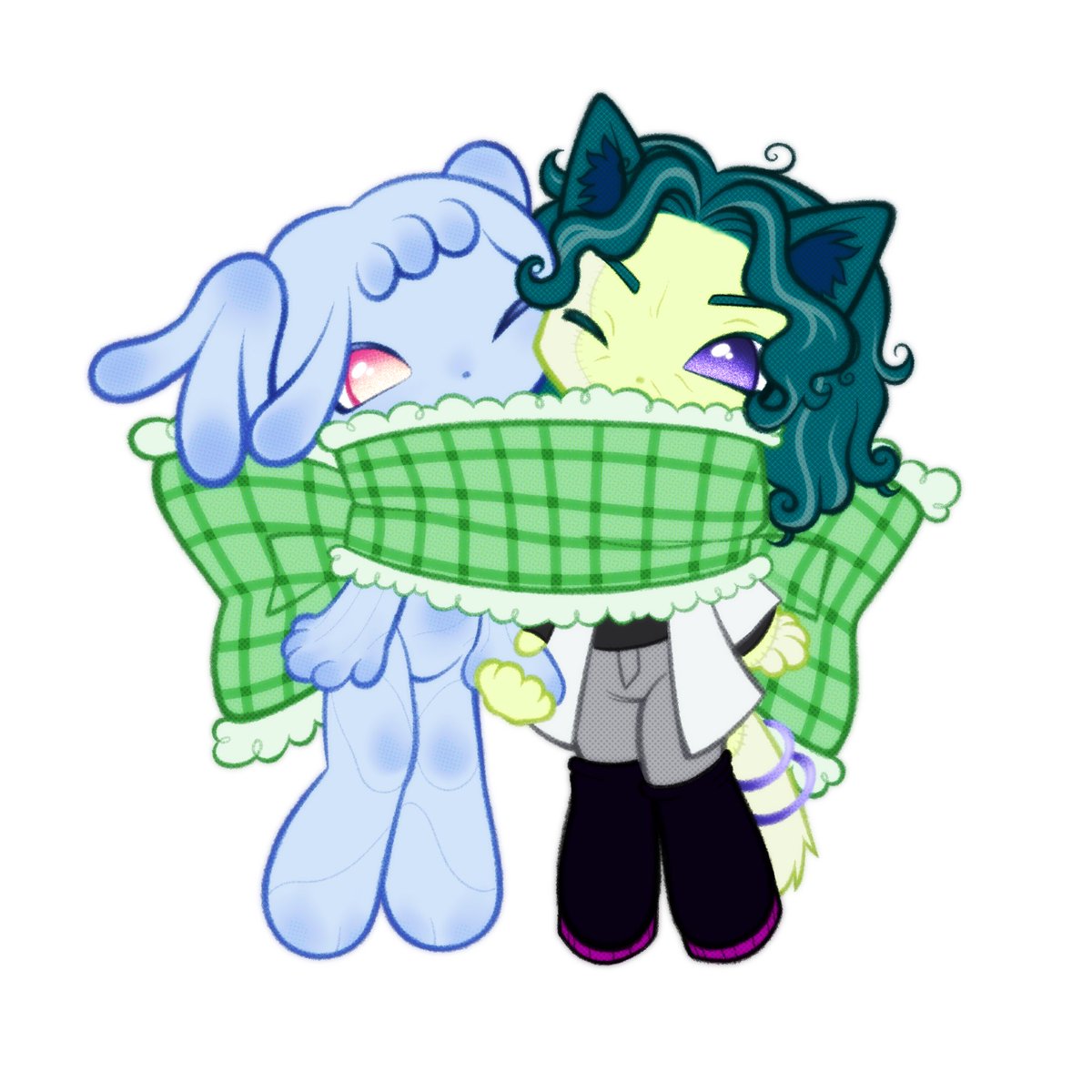 BargleBun's tweet photo. a YCH i opened three slots for at first.
characters belong to:
cinnamoonscircus (instagram)
kashooble (instagram)
mushroom (Toyhouse)
.
#ych #furry #furryartist https://t.co/miUxjUPWNf