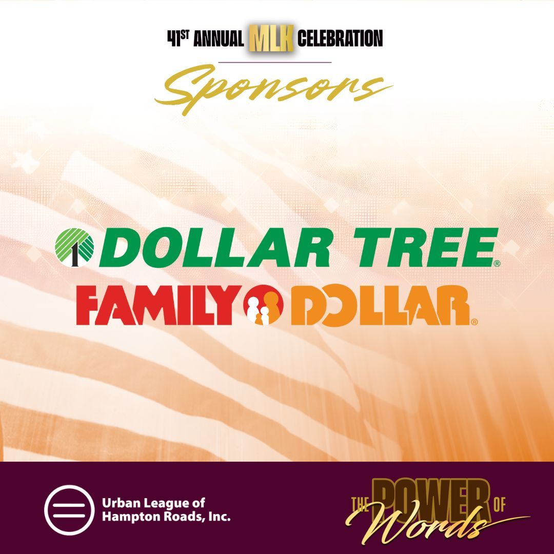 Welcome back Dollar Tree/Family Dollar as the Presenting Sponsor for the 41st Annual Martin Luther King Jr. Community Leaders Awards!

Want to show YOUR business’s commitment to equity and progress? We've got a few options. 

Get more details online: ulhr.org/mlk-awards/