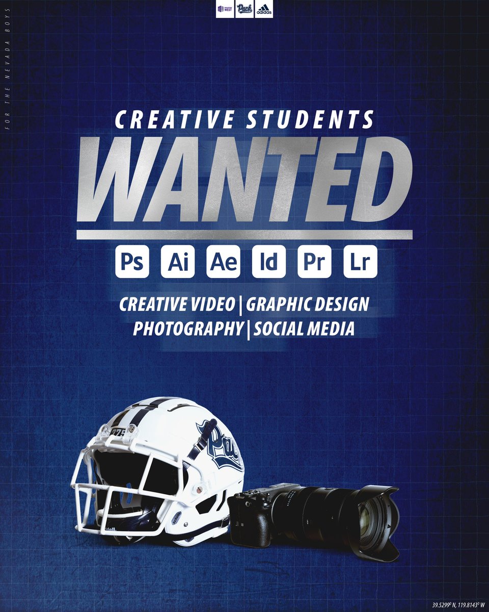 PACK STUDENTS 🗣️

Apply today for a chance to work with your Nevada football team during the 2025 season! 

Link 🔗: bit.ly/4fhAiAN

#BattleBorn | #FTNB