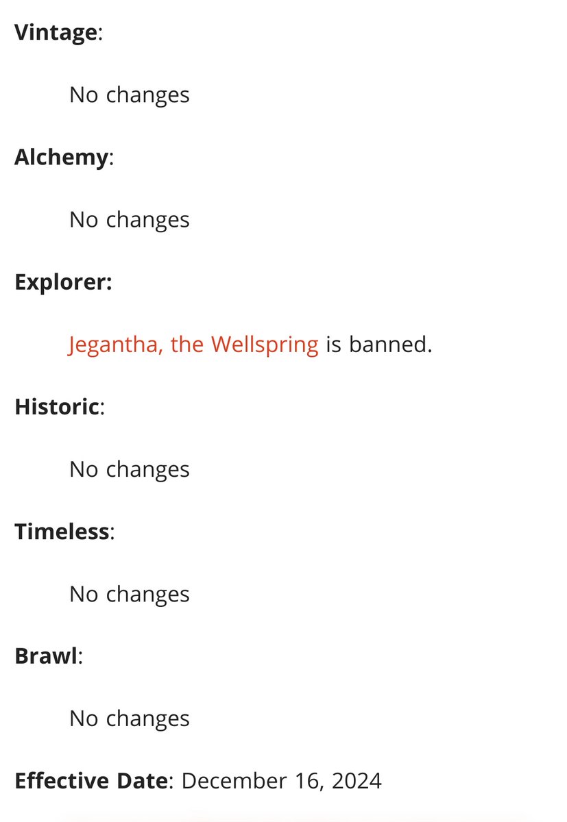 arsonistsrefuge's tweet photo. Today's Banned and Restricted announcement; 
I don't even play Modern and I know this is big https://t.co/6y5T7XBkBY