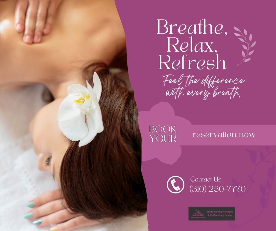 monica_center's tweet photo. Feel the difference with every breath. 🌬️✨ Our massage sessions go beyond relaxation—they're a reset for your body and mind. 👐 

#WellnessJourney #HealingTouch #ReflexologyBenefits #MuscleTherapy #DeepTissueMassage #TherapeuticTouch #BreatheEasy #PainRelief #MassageBenefits https://t.co/skCYnds8HF