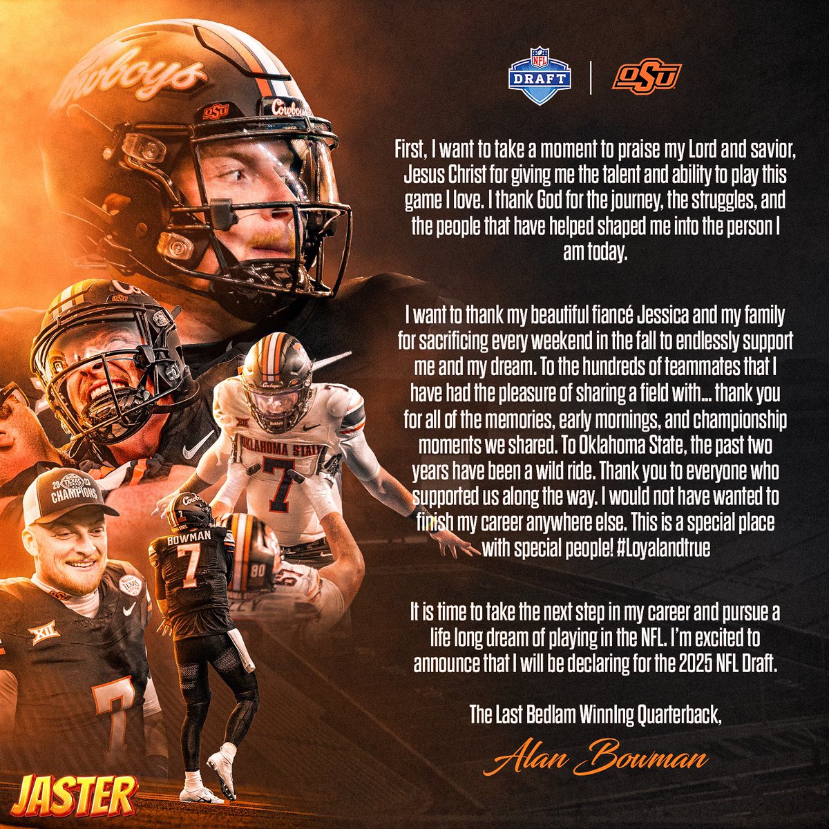 Alan Bowman tweet media