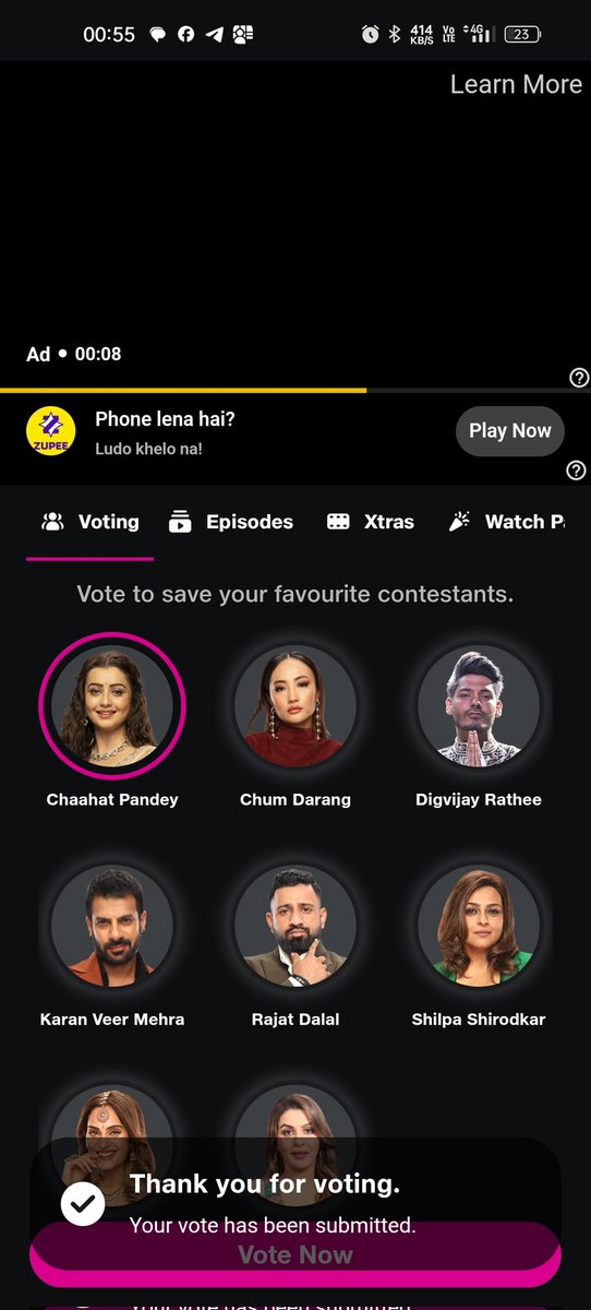 IAksharaSinghTM's tweet photo. Hey Guys Please Vote for Chahat ❤️ 

#ChahatPandey #ChahatFam #ShameOnJiocinema #BigBoss18 #BB18 
#ChaahatPandey https://t.co/EbnzmbfKTp